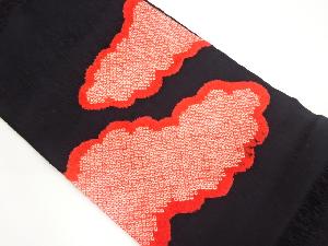 鹿の子絞り雲模様名古屋帯